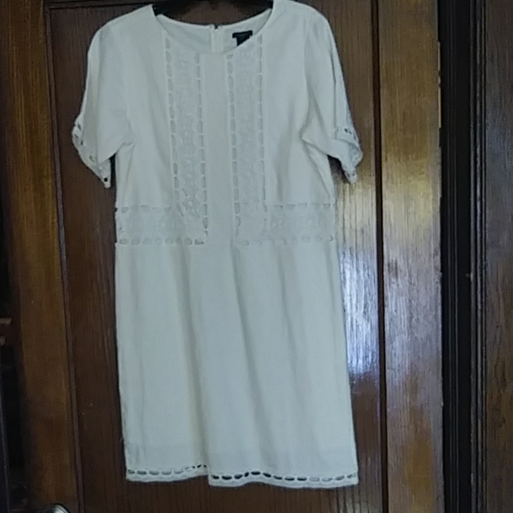 Off white sheath dress